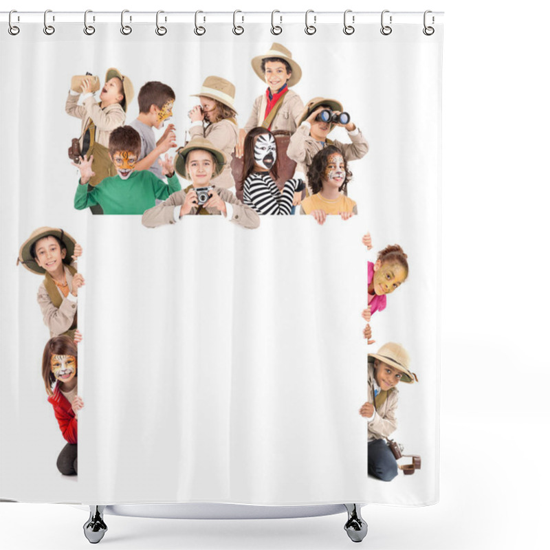 Personality  Kids Ready For Adventure Shower Curtains