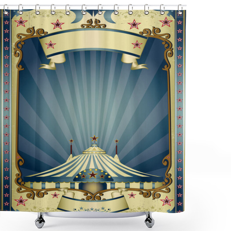 Personality  Retro Entertainment Circus Shower Curtains