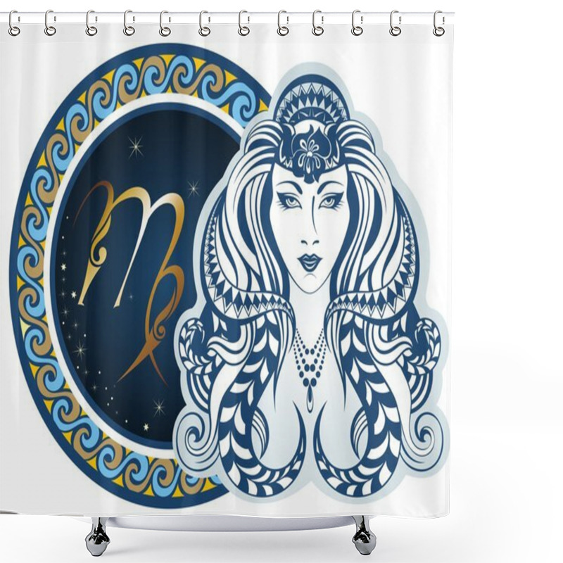 Personality  Zodiac Signs - Virgo Shower Curtains