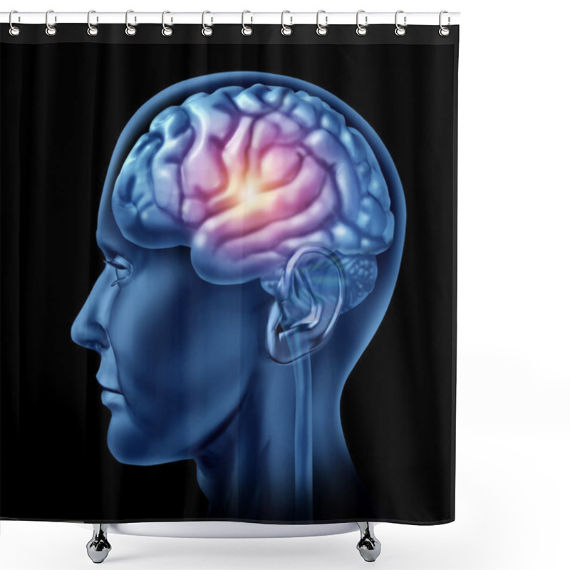 Personality  Intelligence Brain Activity Shower Curtains