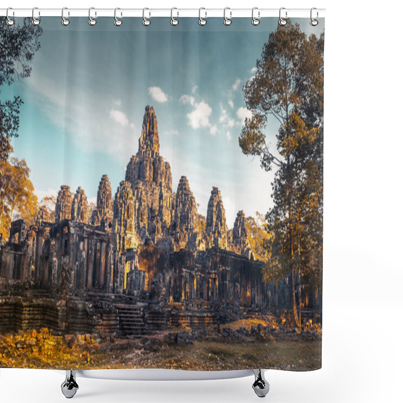 Personality  Angkor Wat Temple - Cambodia. Ancient Architecture Shower Curtains