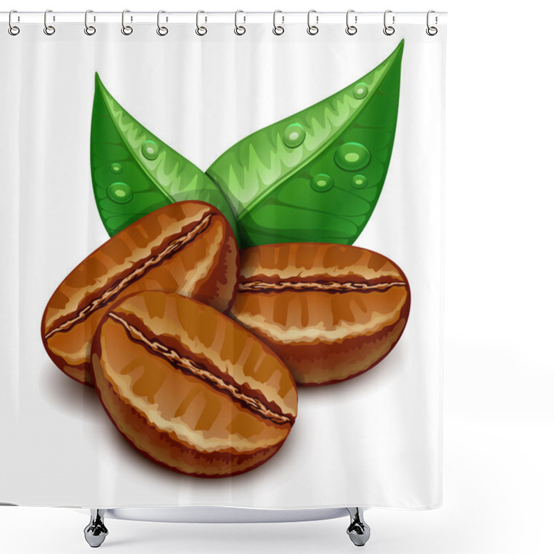 Personality  Coffee Shower Curtains