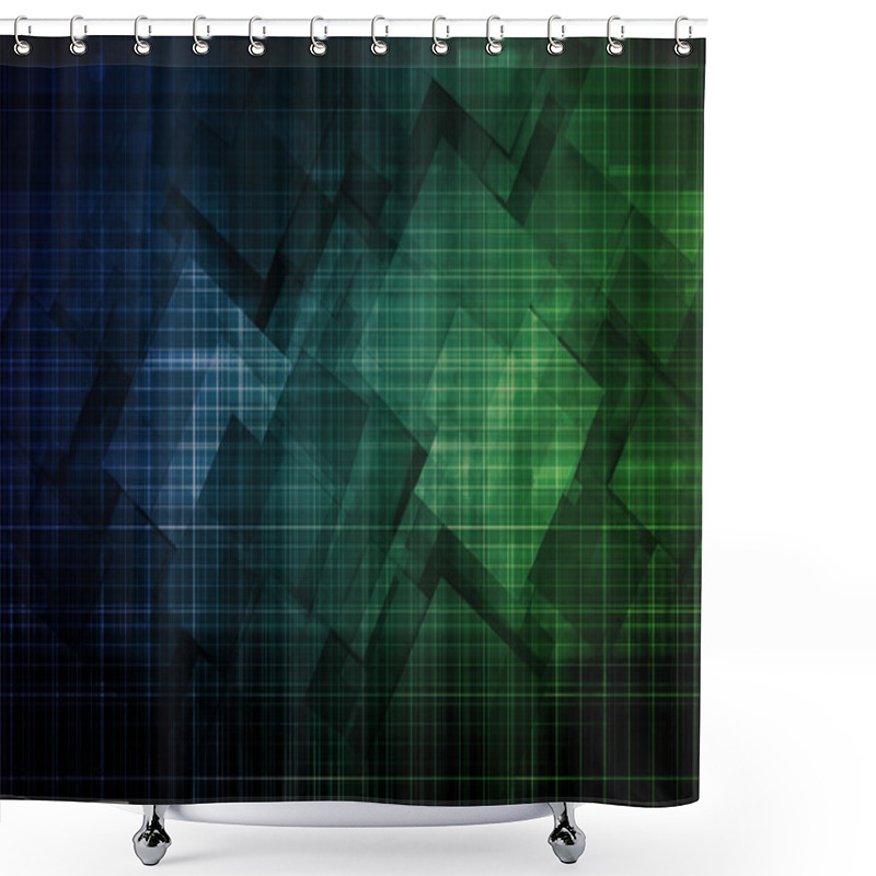 Personality  Engineering Design Shower Curtains