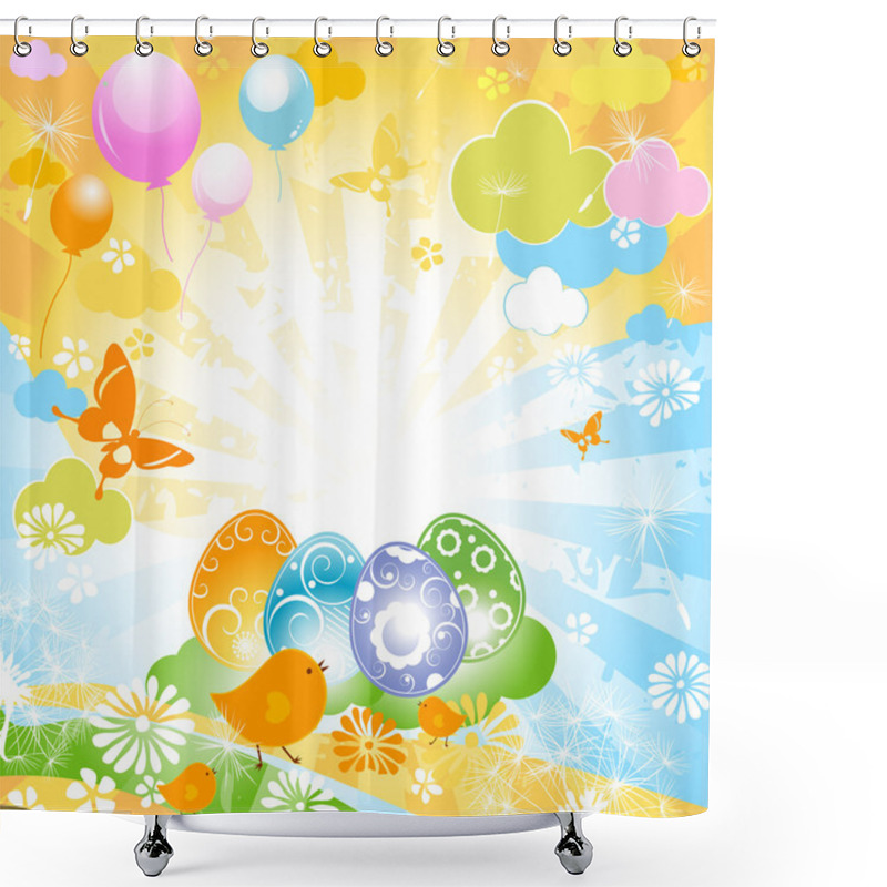 Personality  Easter Design Shower Curtains