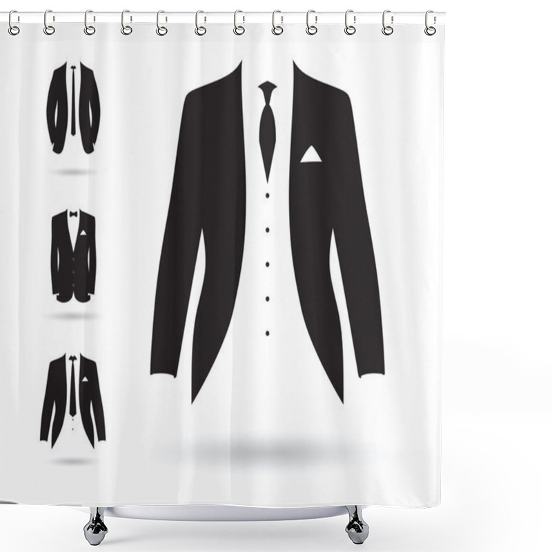 Personality  Set Of Suits Shower Curtains