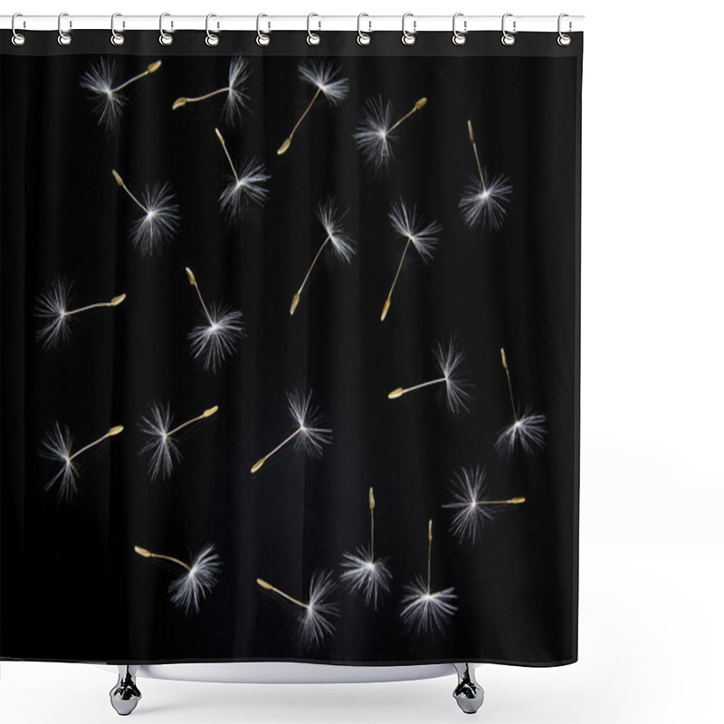 Personality  Dandelion Seeds Shower Curtains