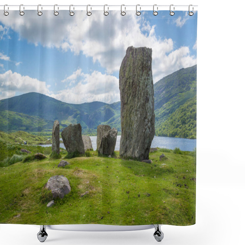 Personality  Uragh Stone Circle In Gleninchaquin Park, Co. Kerry, Ireland Shower Curtains