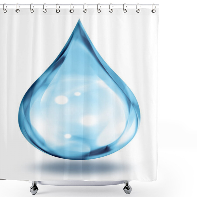 Personality  Water Drop Shower Curtains