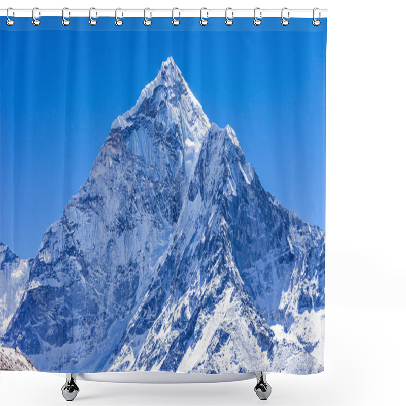 Personality  Ama Dablam, Himalaya Shower Curtains