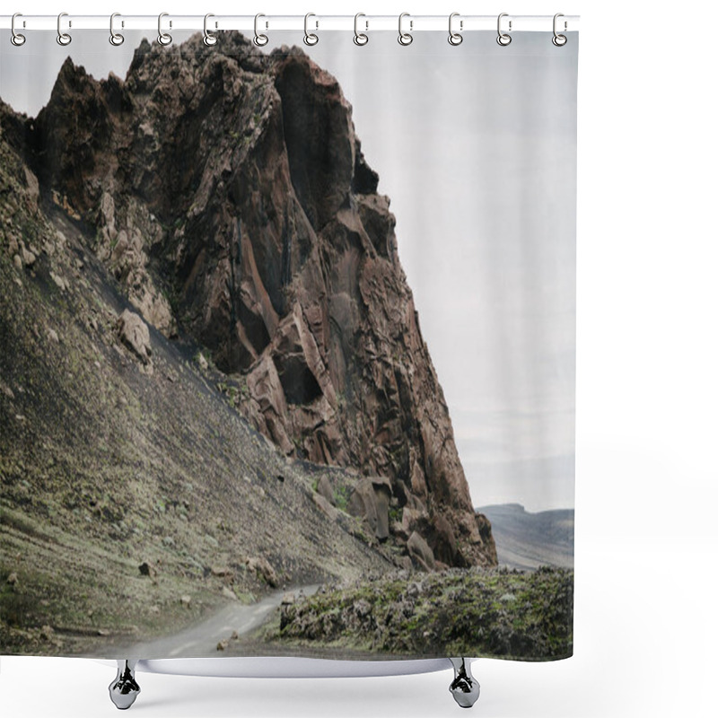 Personality  Cliff Shower Curtains