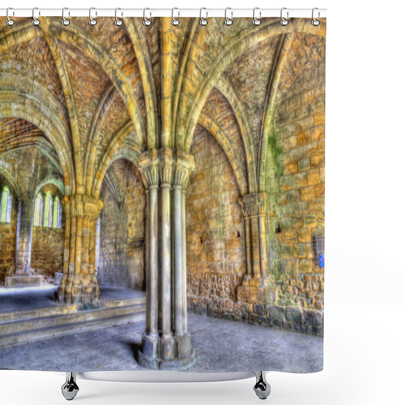 Personality  Historic Ruins Of Medieval Abbey Shower Curtains