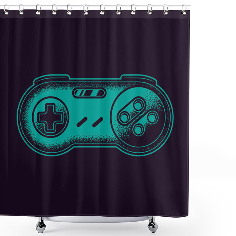 Personality  Retro Kit_17 Shower Curtains