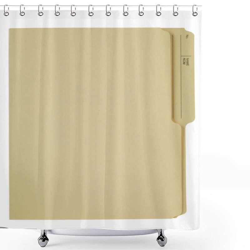 Personality  File Folder Shower Curtains