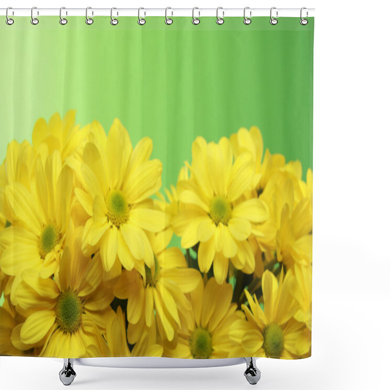 Personality  Yellow Flowers Shower Curtains