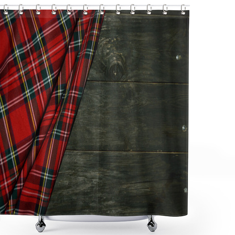 Personality  Tartan Shower Curtains