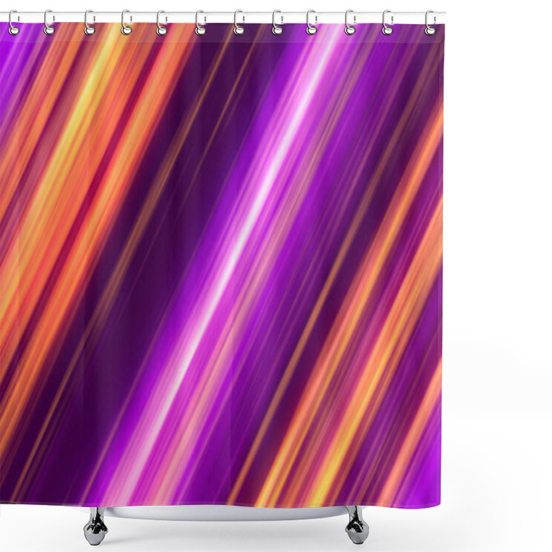 Personality  Abstract Lines Background Shower Curtains