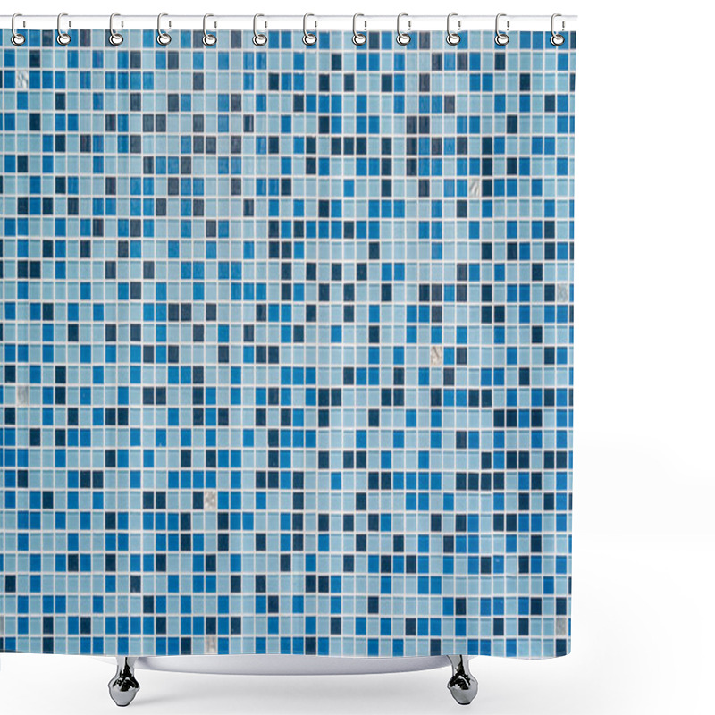 Personality  Texture Of Mosaic Tile On Decorative Wall Shower Curtains