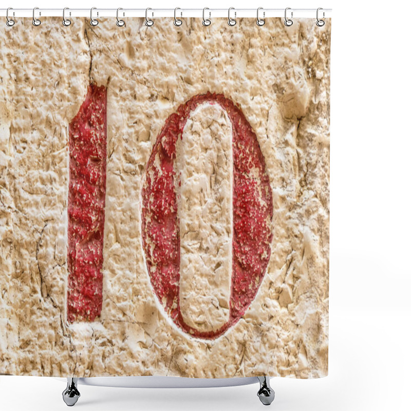 Personality  House Number 10 Shower Curtains