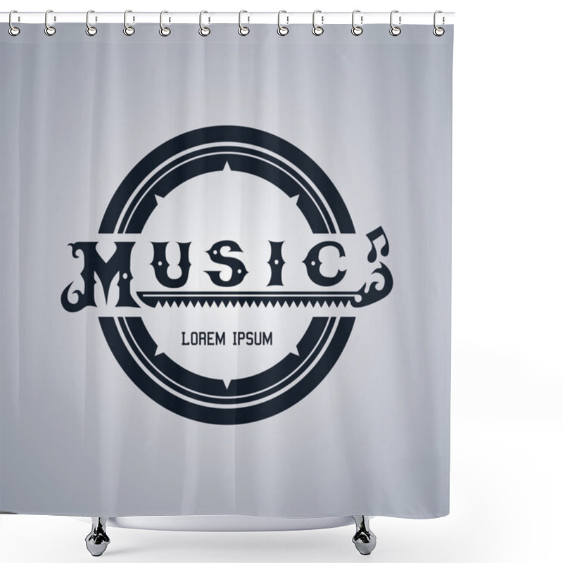 Personality  Guitar Art - Music Theme Shower Curtains