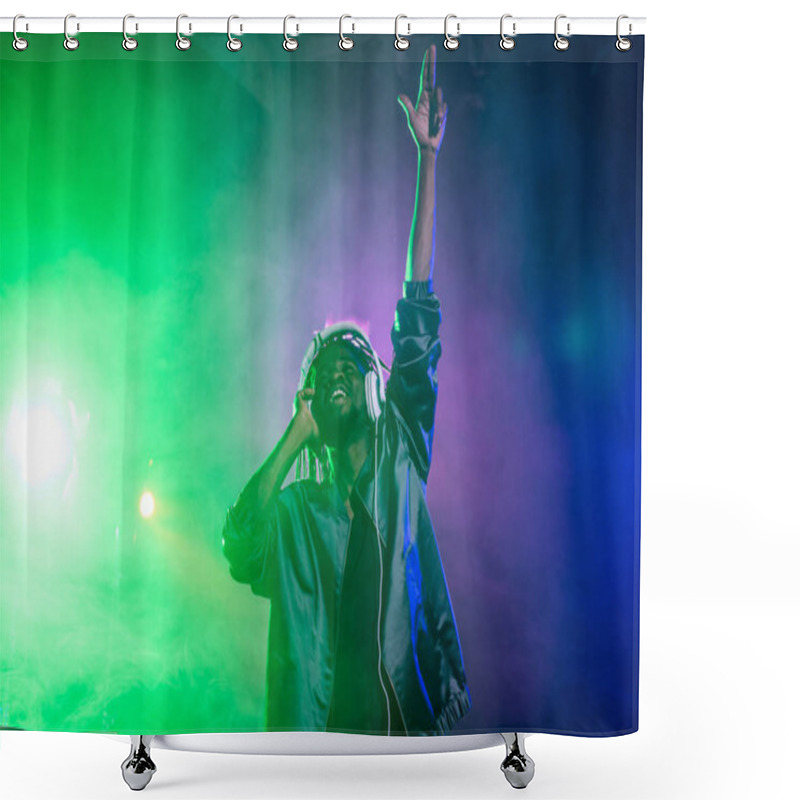 Personality  African American Club DJ Shower Curtains