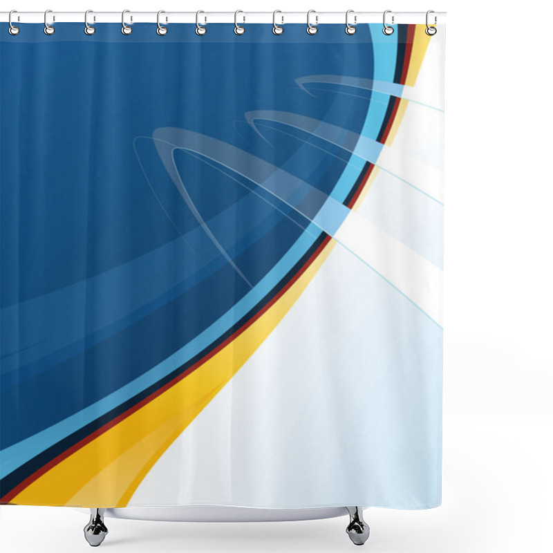 Personality  Abstract Background Shower Curtains