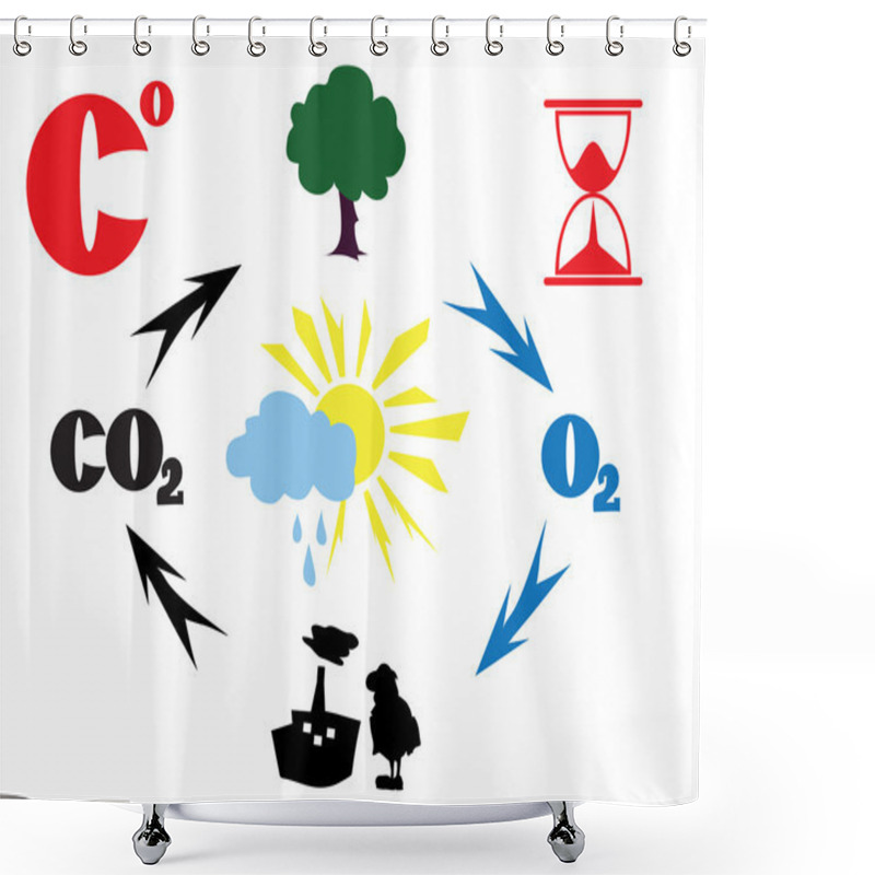 Personality  Co2 Cycle Shower Curtains