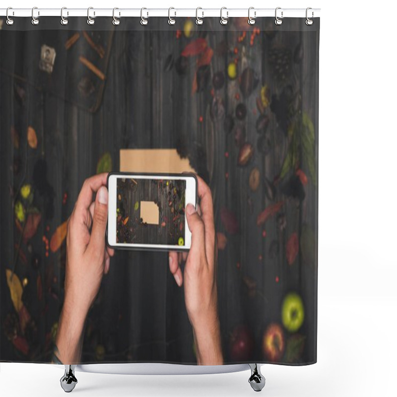 Personality  Hands With Smartphone Shower Curtains