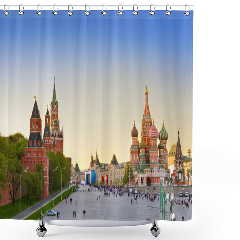 Personality  Red Square, Moscow At Sunset Shower Curtains