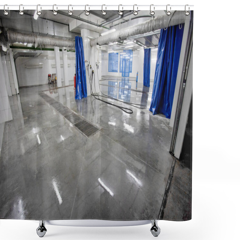 Personality  Interior Space Car Wash Shower Curtains