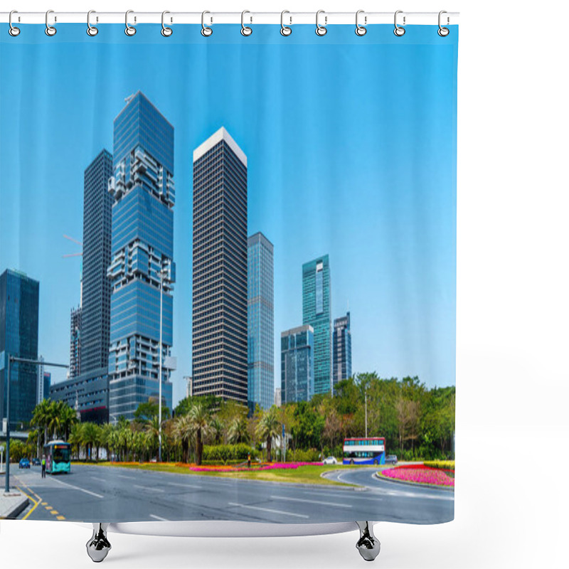 Personality  Urban Roads And Skyline Shower Curtains