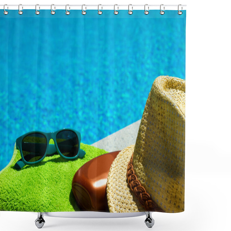 Personality  Having A Sunbath Shower Curtains