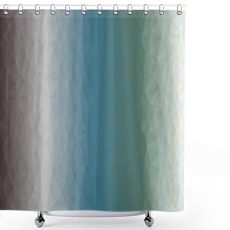 Personality  Creative Prismatic Background With Polygonal Pattern Shower Curtains