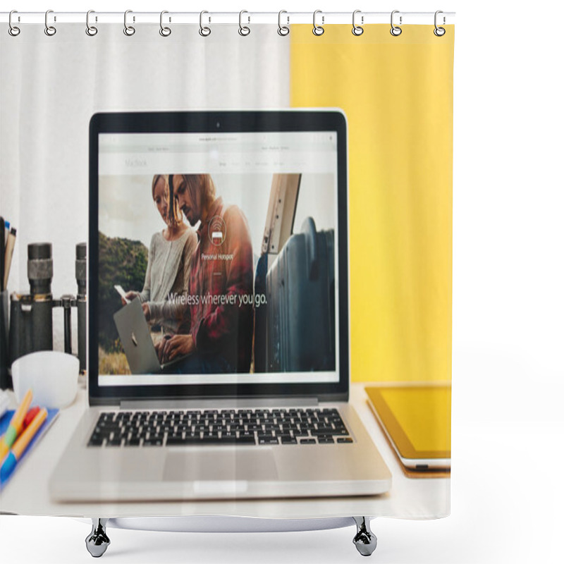 Personality  Apple Launches Apple Watch, MacBook Retina And Medical Research  Shower Curtains