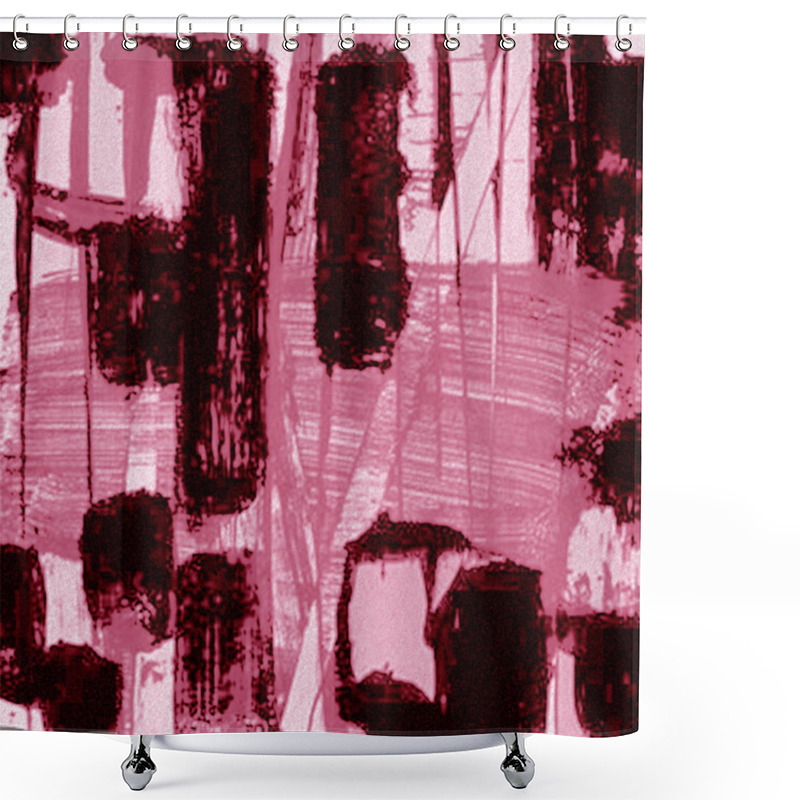 Personality  Geometry Texture Repeat Classic Pattern Shower Curtains