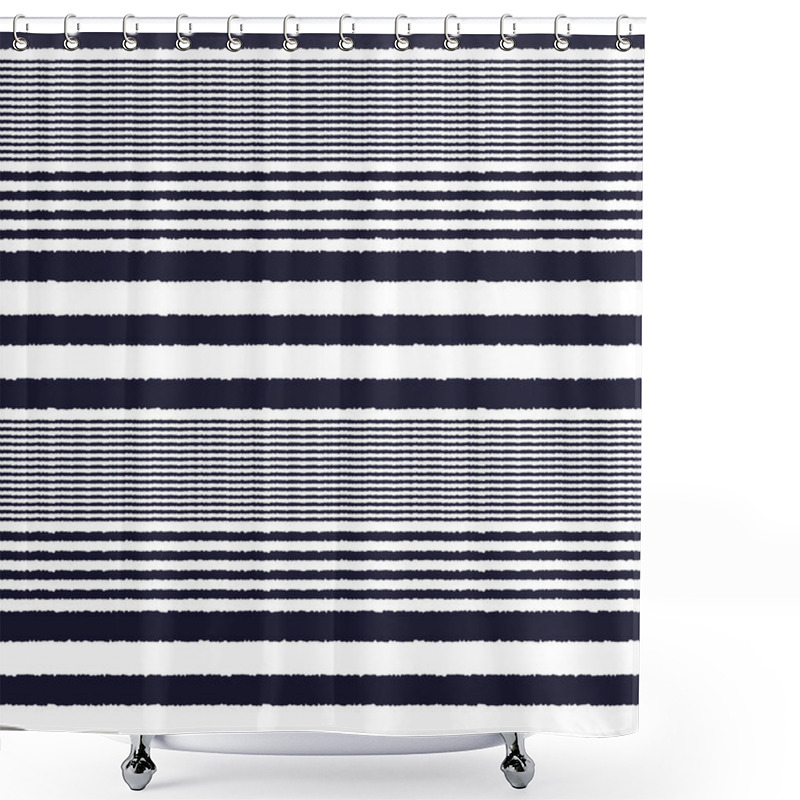 Personality  Horizontal Stripes Pattern Shower Curtains