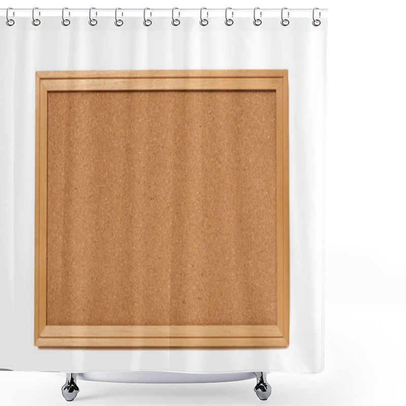 Personality  Cork Bulletin Board With Frame Shower Curtains