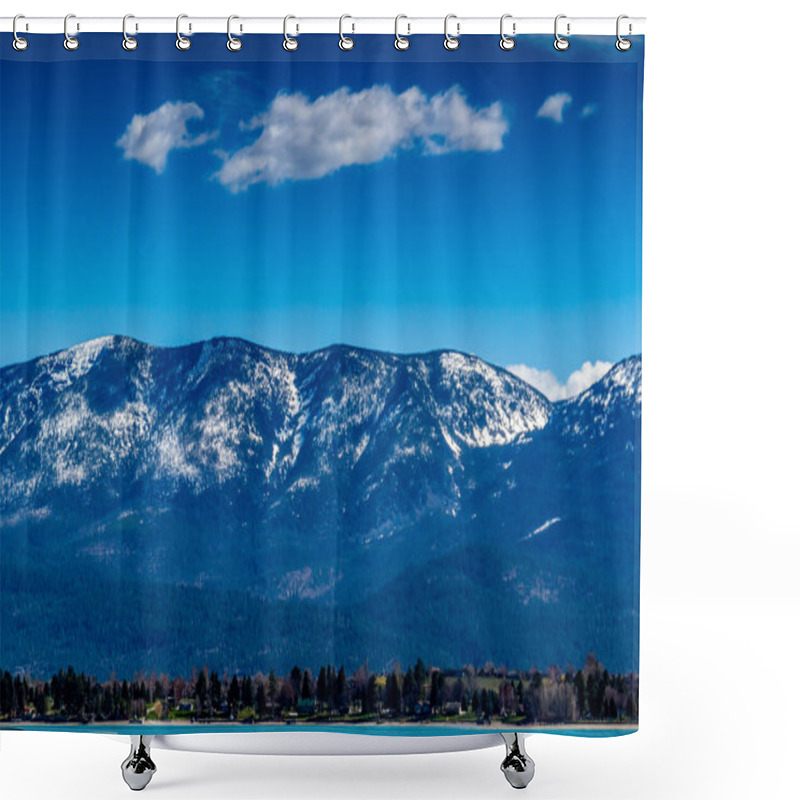 Personality  Along The Shores Of Flathead Lake. Polson, Montana, United States Shower Curtains