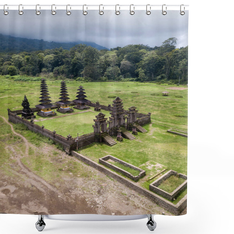 Personality  Pegubugan Temple On Lake Tamblingan In Bali, Indonesia Shower Curtains