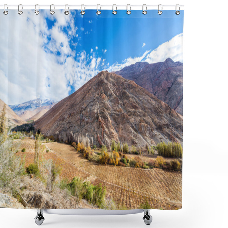 Personality  Elqui Valley View Shower Curtains