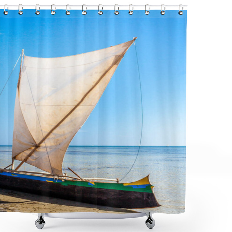 Personality  Malagasy Outrigger Canoe Shower Curtains