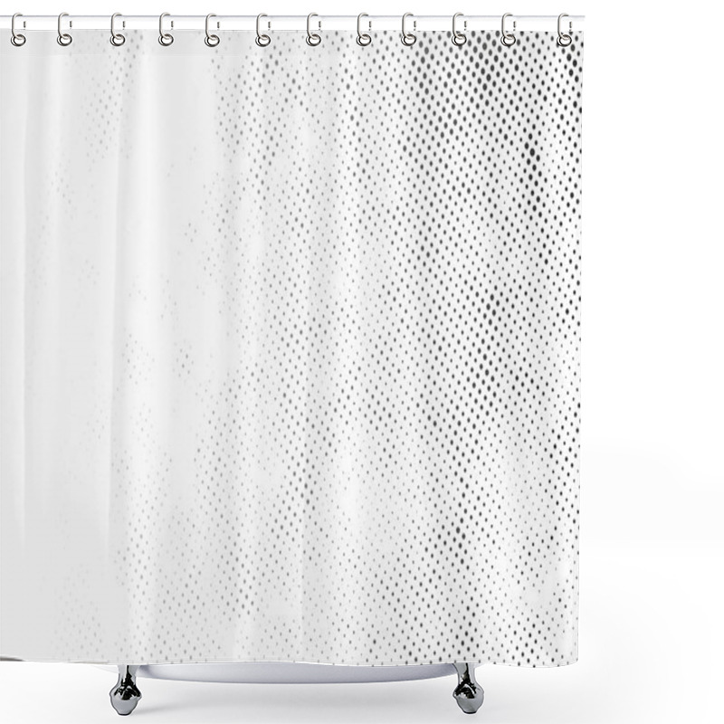 Personality  Grunge Dot Texture Shower Curtains