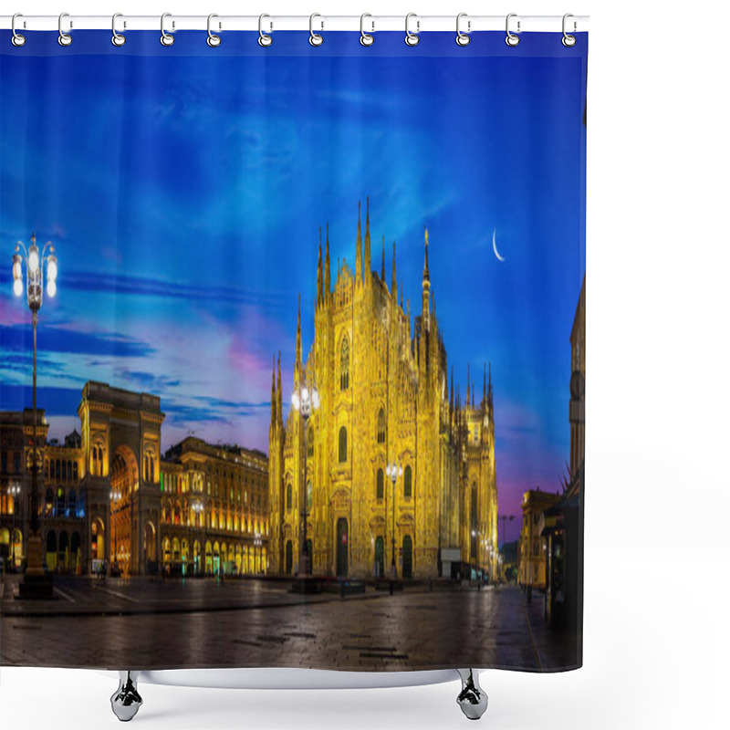 Personality  Milan Piazza Del Duomo At Sunrise, Italy Shower Curtains