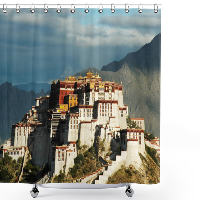 Personality  Potala Palace In Lhasa Tibet Shower Curtains