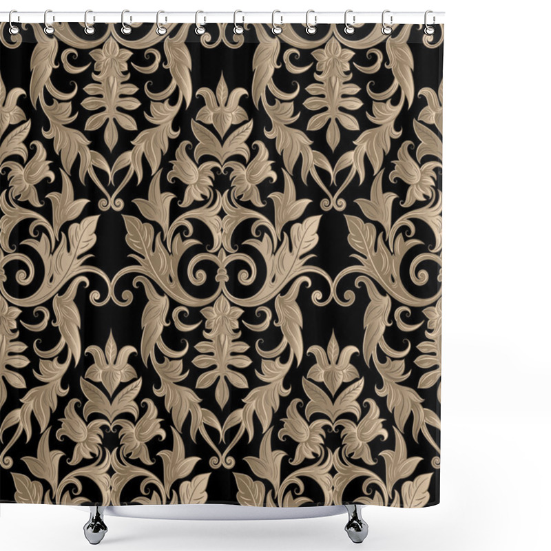 Personality  Damask Pattern Shower Curtains