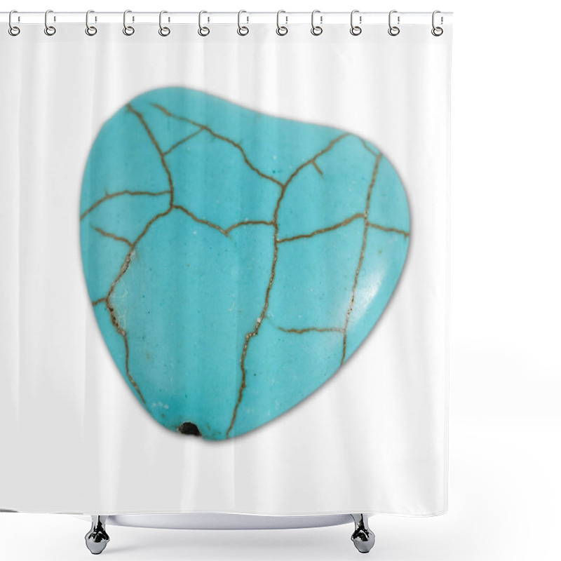 Personality  Turquoise Gem View Shower Curtains