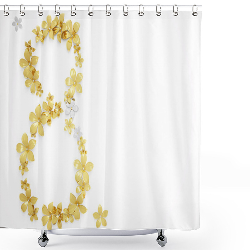 Personality  The Golden Flower. March 8 Shower Curtains