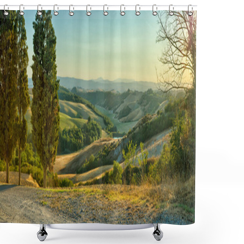 Personality  Rolling Hills - Tuscany Shower Curtains