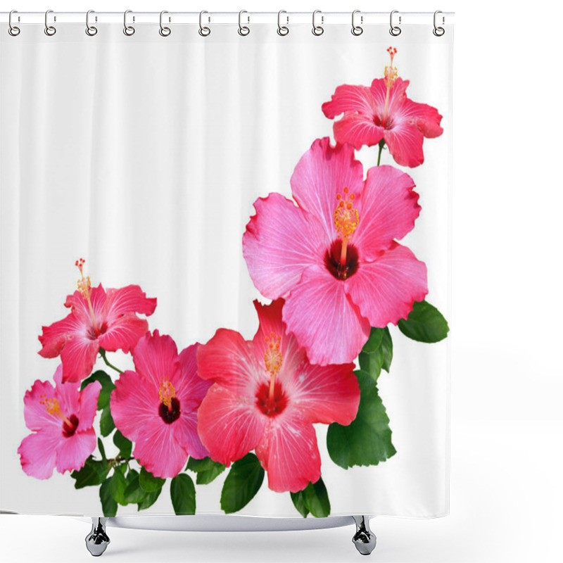 Personality  Hibiscus Shower Curtains