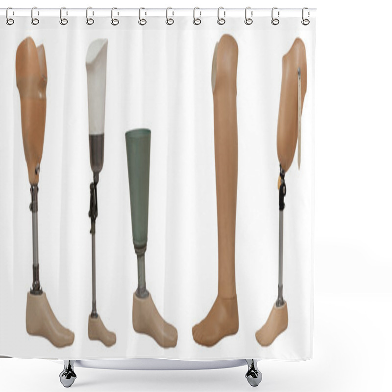 Personality  Prosthetic Legs Shower Curtains