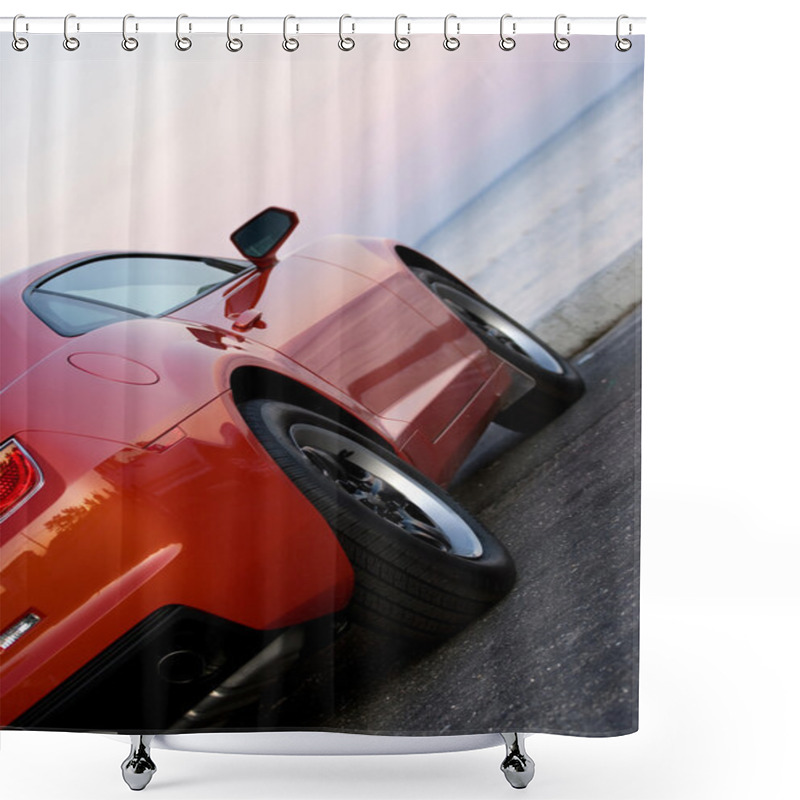 Personality  Modern Sports Car Shower Curtains